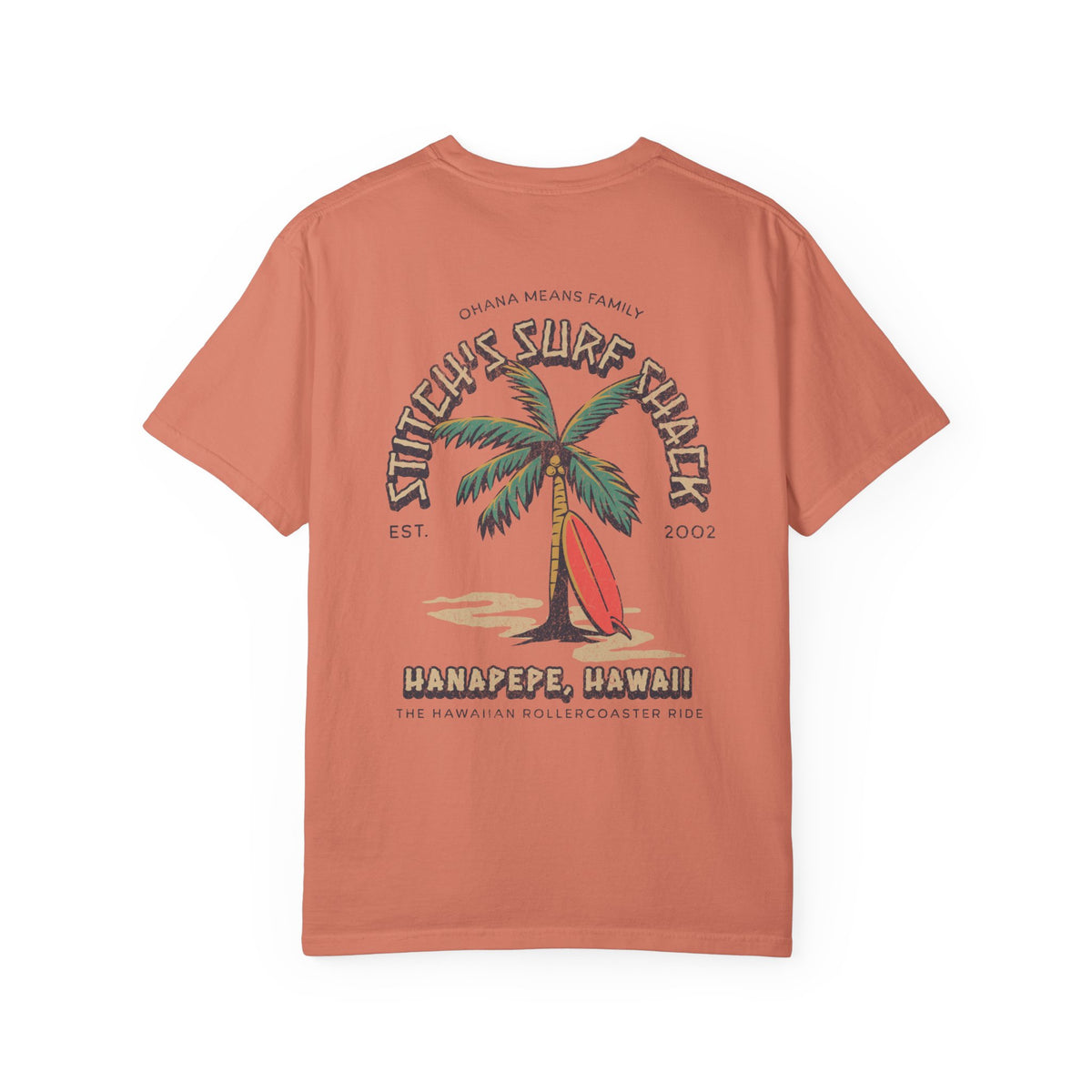 Stitch's Surf Shack Comfort Colors Unisex Garment-Dyed T-shirt