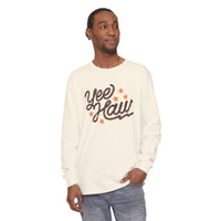 Yee Haw Comfort Colors Unisex Garment-dyed Long Sleeve T-Shirt