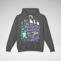 I Like My Mansions Haunted Comfort Colors Unisex Lightweight Hooded Sweatshirt