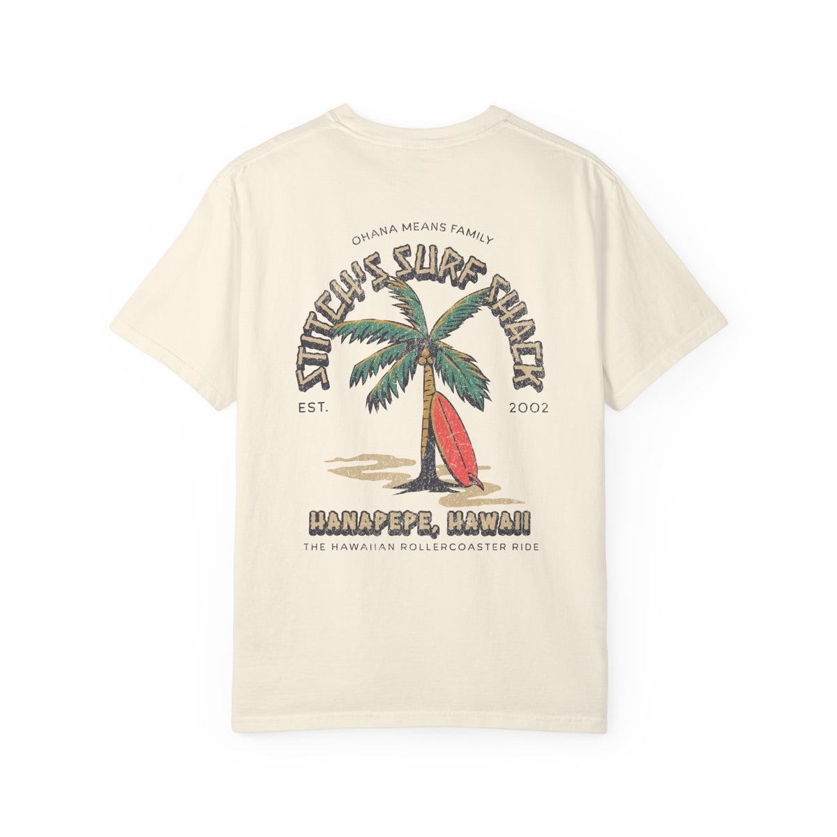 Stitch's Surf Shack Comfort Colors Unisex Garment-Dyed T-shirt