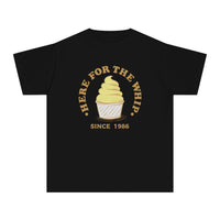 Here For The Whip Comfort Colors Youth Midweight Tee