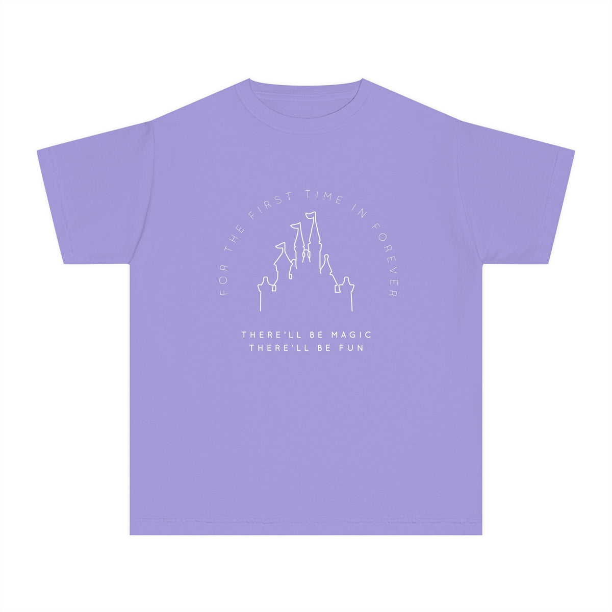 For The First Time In Forever Comfort Colors Youth Midweight Tee