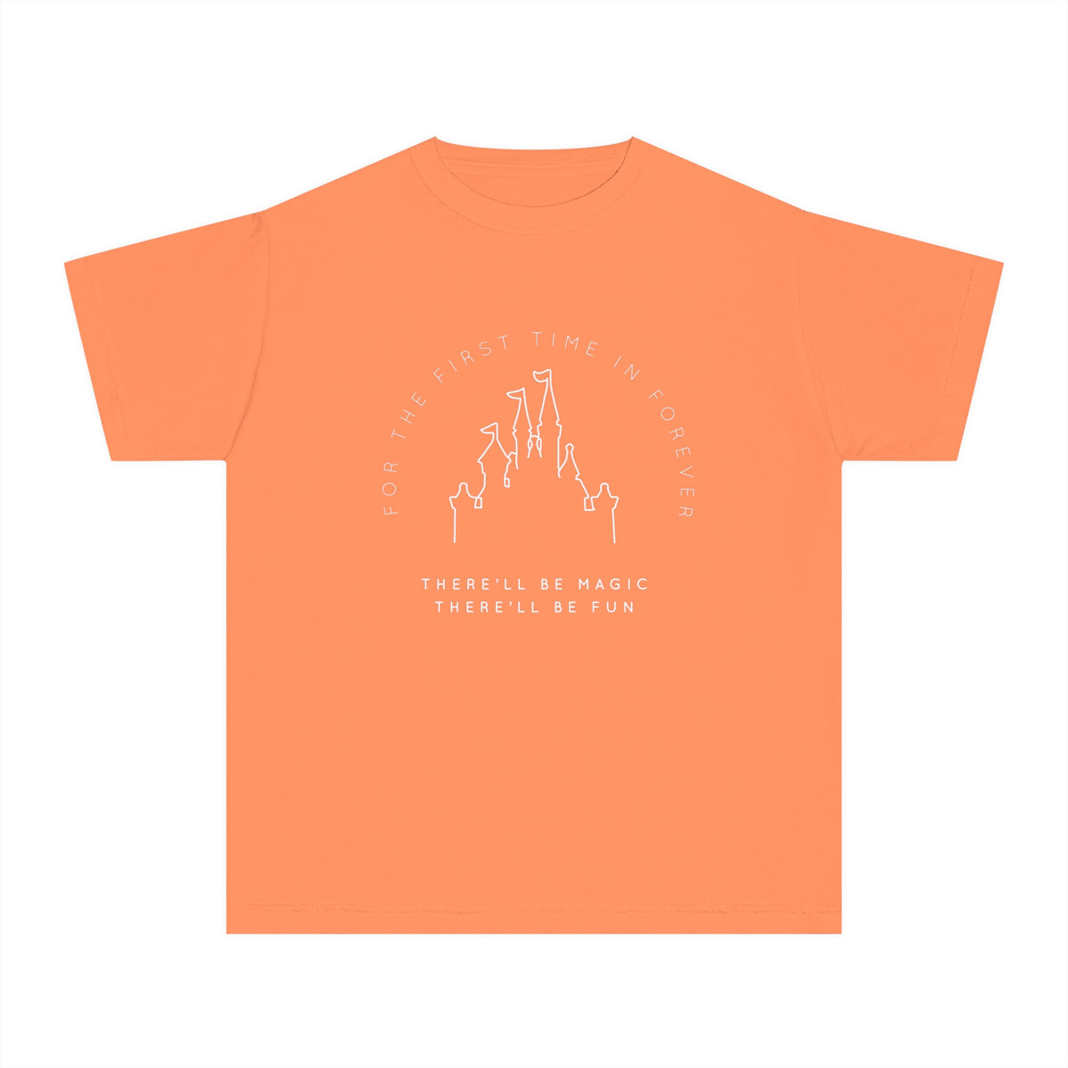 For The First Time In Forever Comfort Colors Youth Midweight Tee