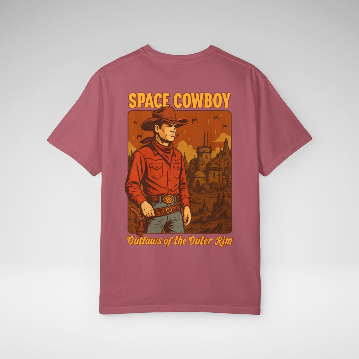 Space Cowboy Outlaws of the Outer Rim Comfort Colors Unisex Garment-Dyed T-shirt