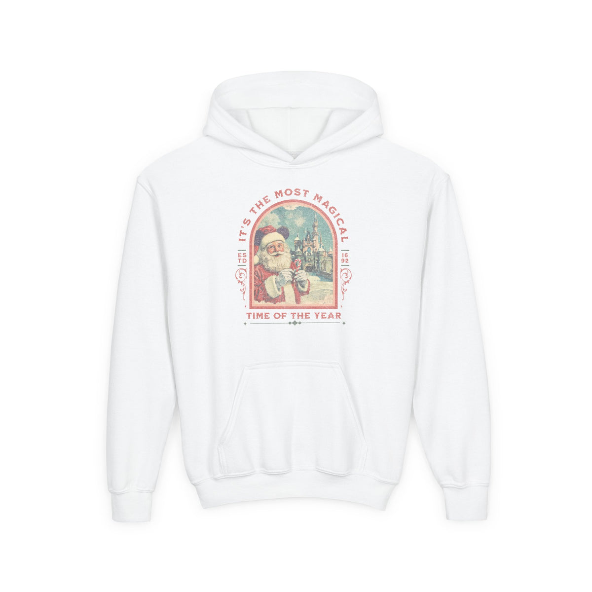 The Most Magical Time of the Year Gildan Youth Heavy Blend Hooded Sweatshirt