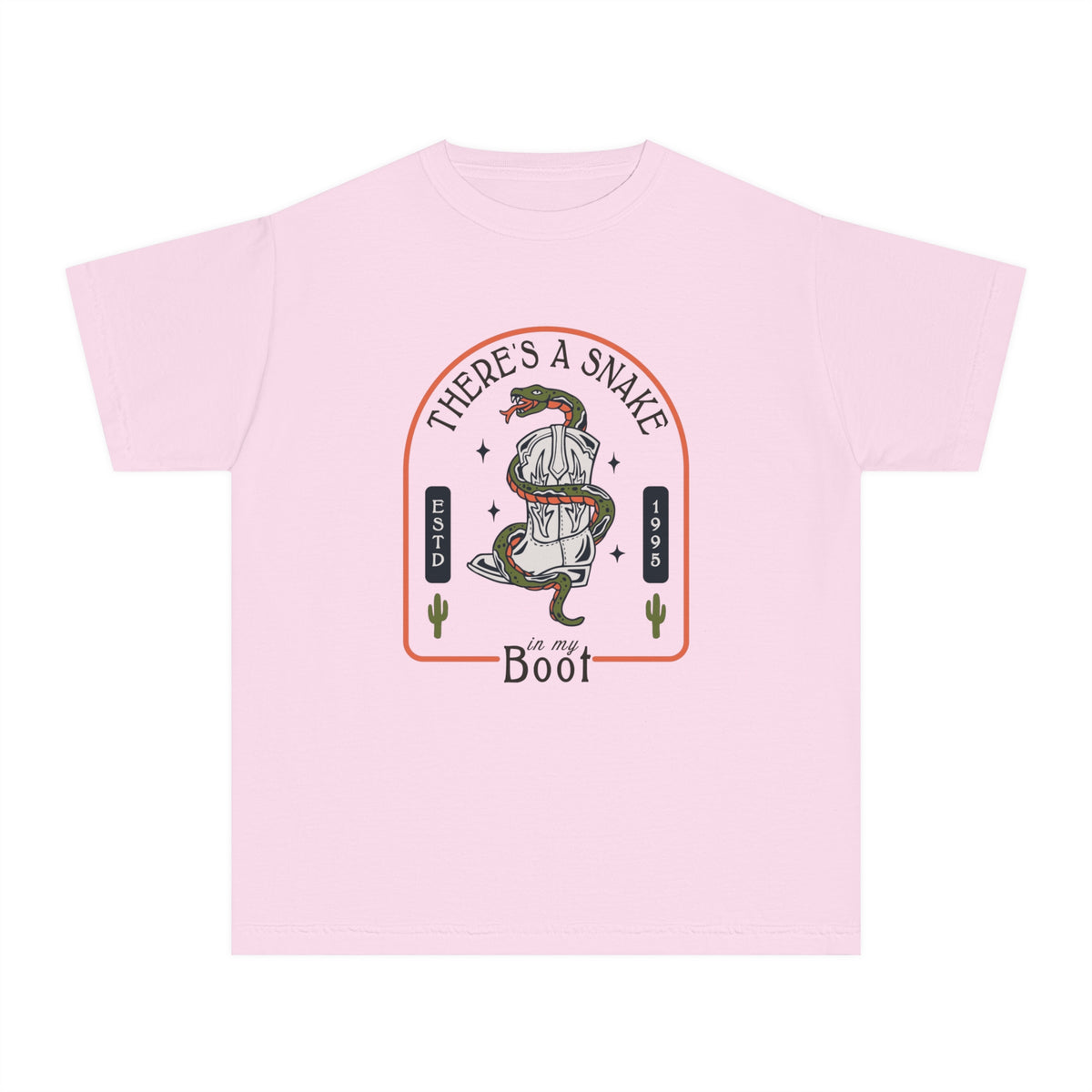 There's A Snake In My Boot Comfort Colors Youth Midweight Tee