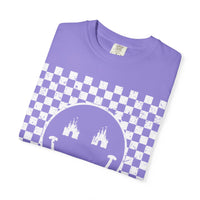 Retro Checkered Best Day Ever Comfort Colors Unisex Garment-Dyed T-shirt