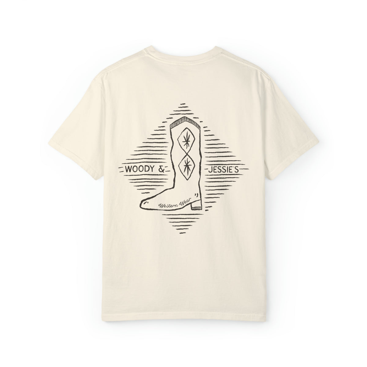 Woody & Jessie's Western Wear Comfort Colors Unisex Garment-Dyed T-shirt