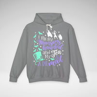 I Like My Mansions Haunted Comfort Colors Unisex Lightweight Hooded Sweatshirt