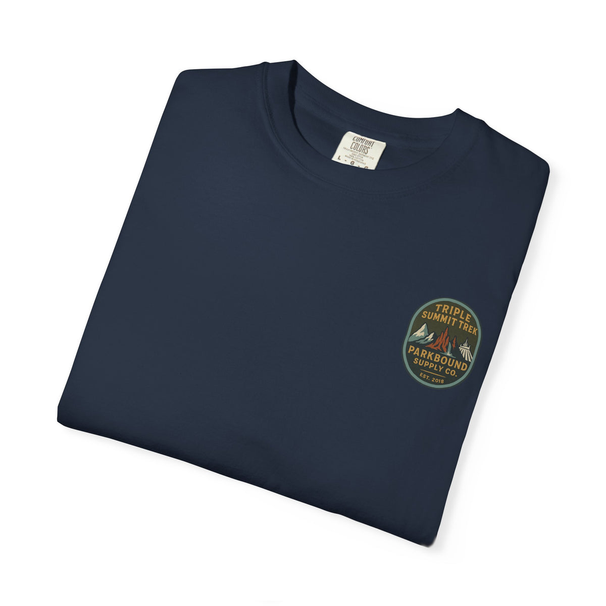 Triple Summit Trek Comfort Colors Unisex Garment-Dyed T-shirt