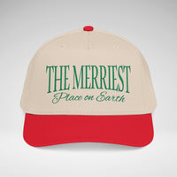 The Merriest Place on Earth Embroidered Christmas Hat