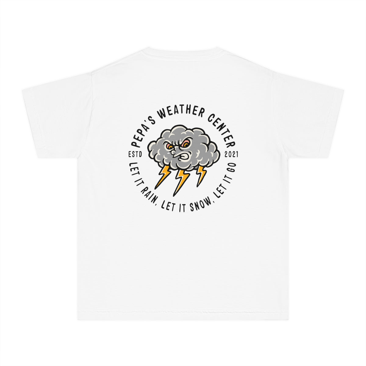 Pepa's Weather Center Comfort Colors Youth Midweight Tee