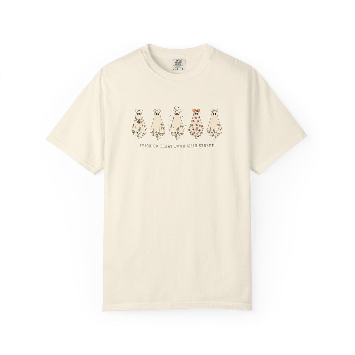 Trick or Treat Down Main Street Comfort Colors Unisex Garment-Dyed T-shirt