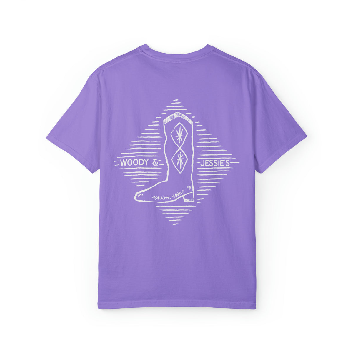Woody & Jessie's Western Wear Comfort Colors Unisex Garment-Dyed T-shirt