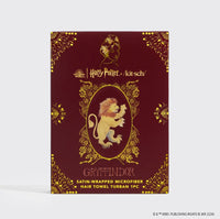 Harry Potter X Kitsch Satin-Wrapped Hair Towel - Gryffindor
