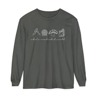 What A Wonderful World Comfort Colors Unisex Garment-dyed Long Sleeve T-Shirt