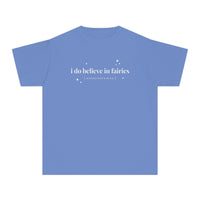 I Do Believe In Fairies Comfort Colors Youth Midweight Tee