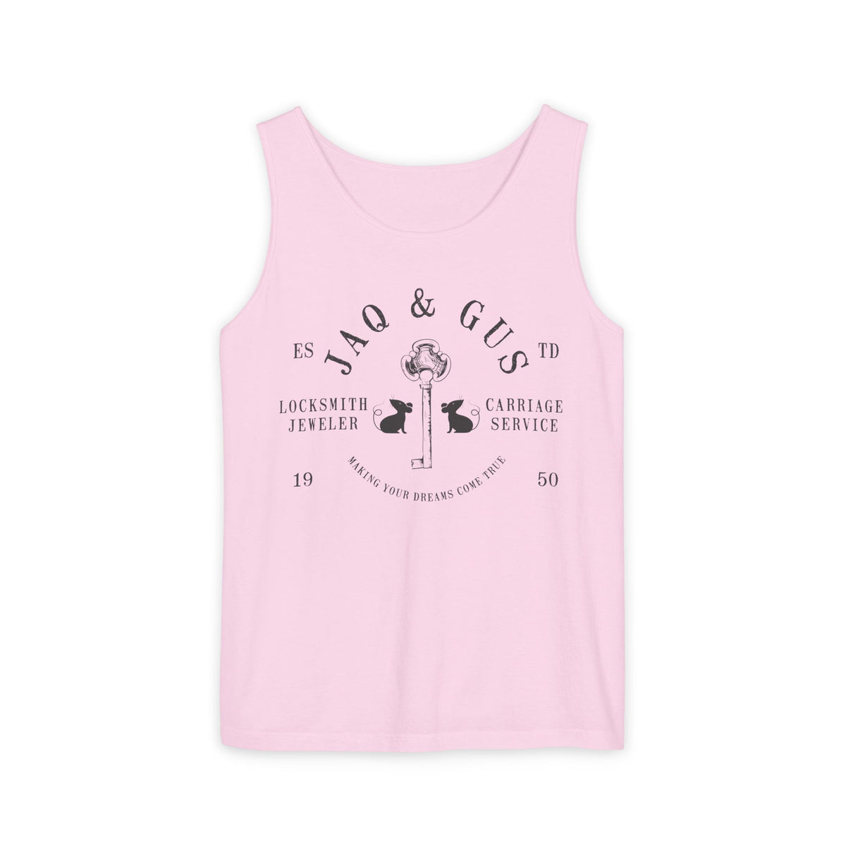 Jaq & Gus Locksmith Unisex Comfort Colors Garment-Dyed Tank Top