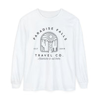 Paradise Falls Vacation Co. Comfort Colors Unisex Garment-dyed Long Sleeve T-Shirt