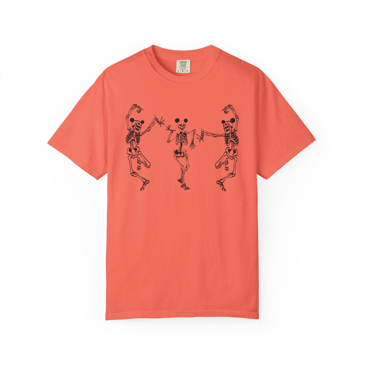 Dancing Skeletons with Ears Comfort Colors Unisex Garment-Dyed T-shirt