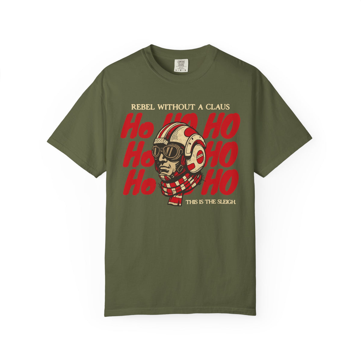 Rebel Without A Claus Comfort Colors Unisex Garment-Dyed T-shirt