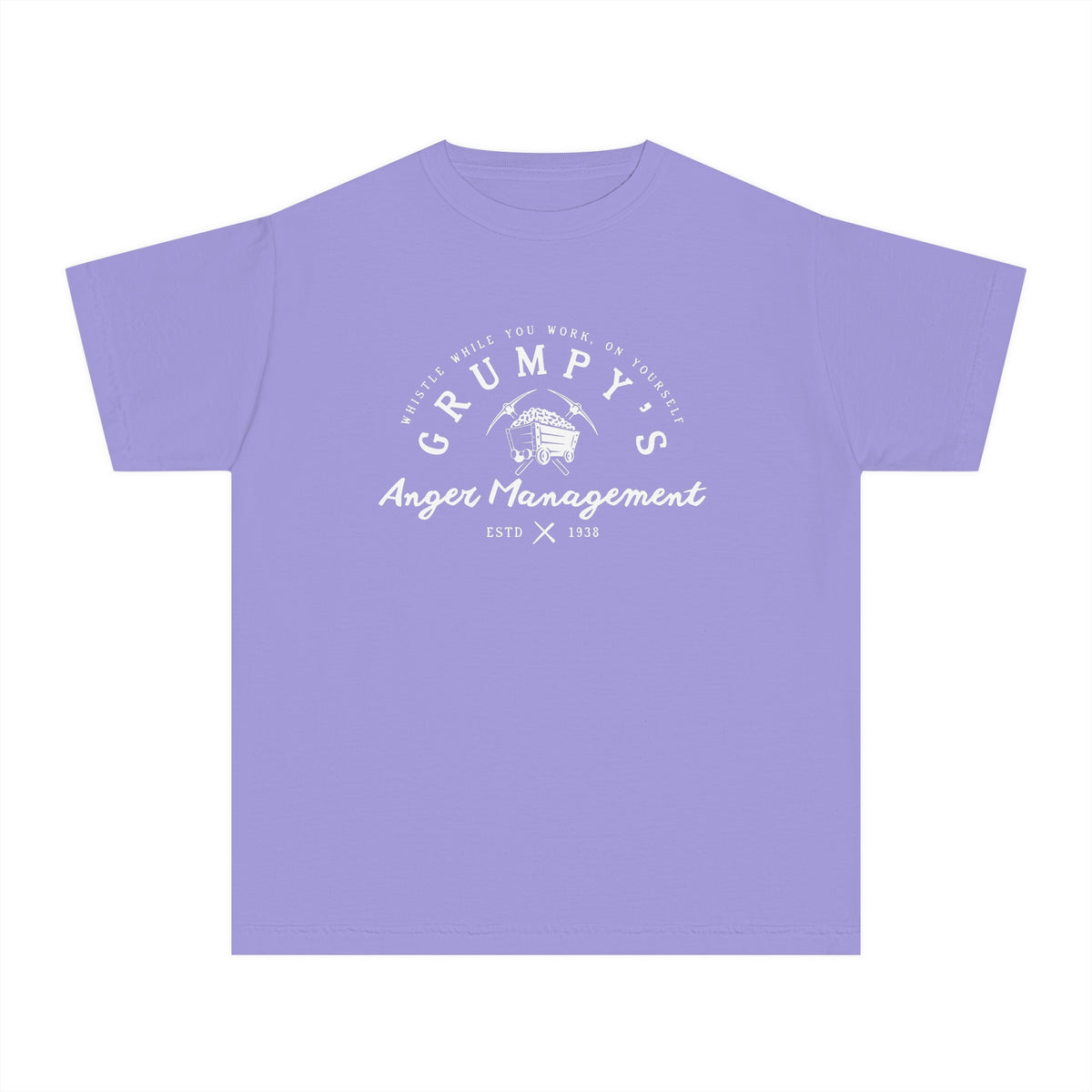 Grumpy’s Anger Management Comfort Colors Youth Midweight Tee