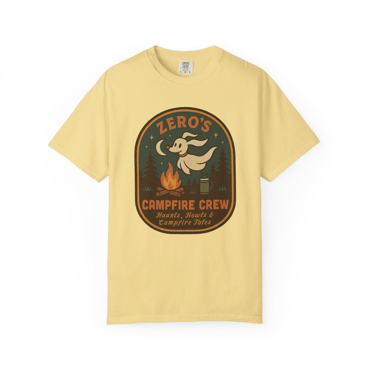 Zero's Campfire Crew Comfort Colors Unisex Garment-Dyed T-shirt