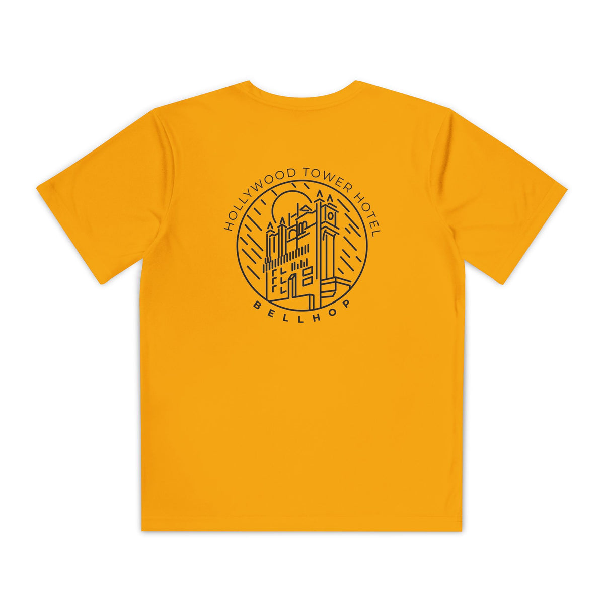 Hollywood Tower Hotel Moisture-Wicking Youth Tee — Disney Parks Ride Shirt