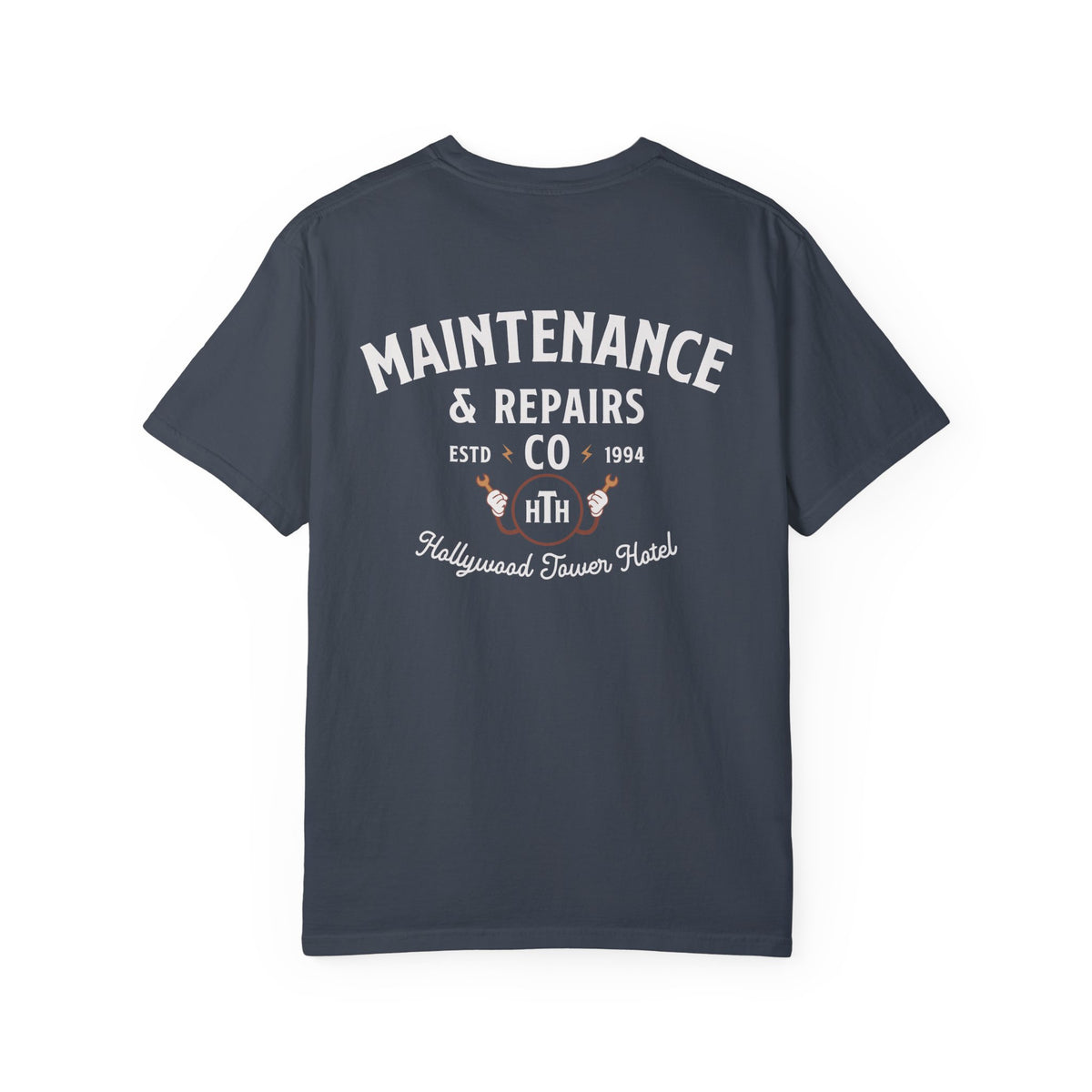 Hollywood Tower Hotel Maintenance & Repairs Comfort Colors Unisex Garment-Dyed T-shirt