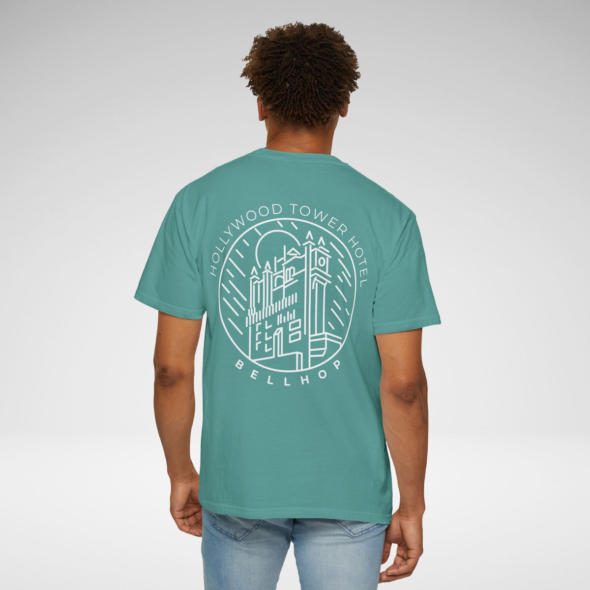 Hollywood Tower Hotel Bellhop Comfort Colors Unisex Garment-Dyed T-shirt