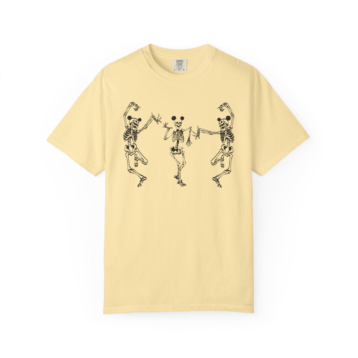 Dancing Skeletons with Ears Comfort Colors Unisex Garment-Dyed T-shirt