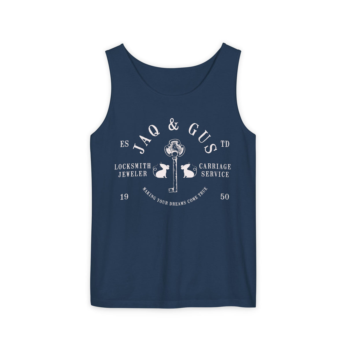 Jaq & Gus Locksmith Unisex Comfort Colors Garment-Dyed Tank Top