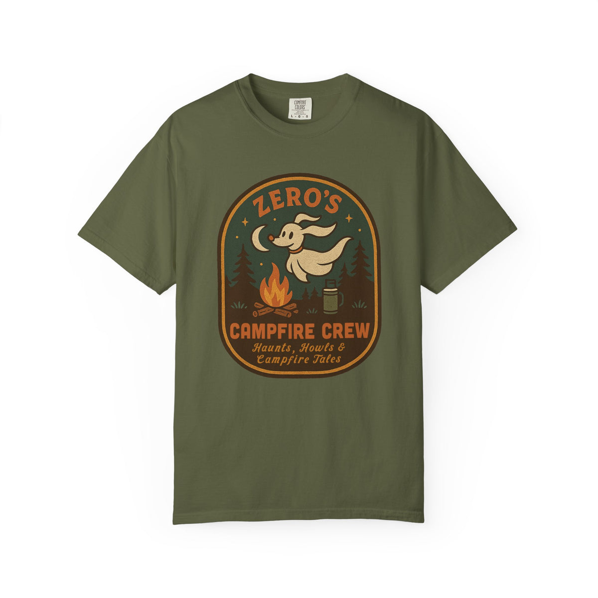 Zero's Campfire Crew Comfort Colors Unisex Garment-Dyed T-shirt