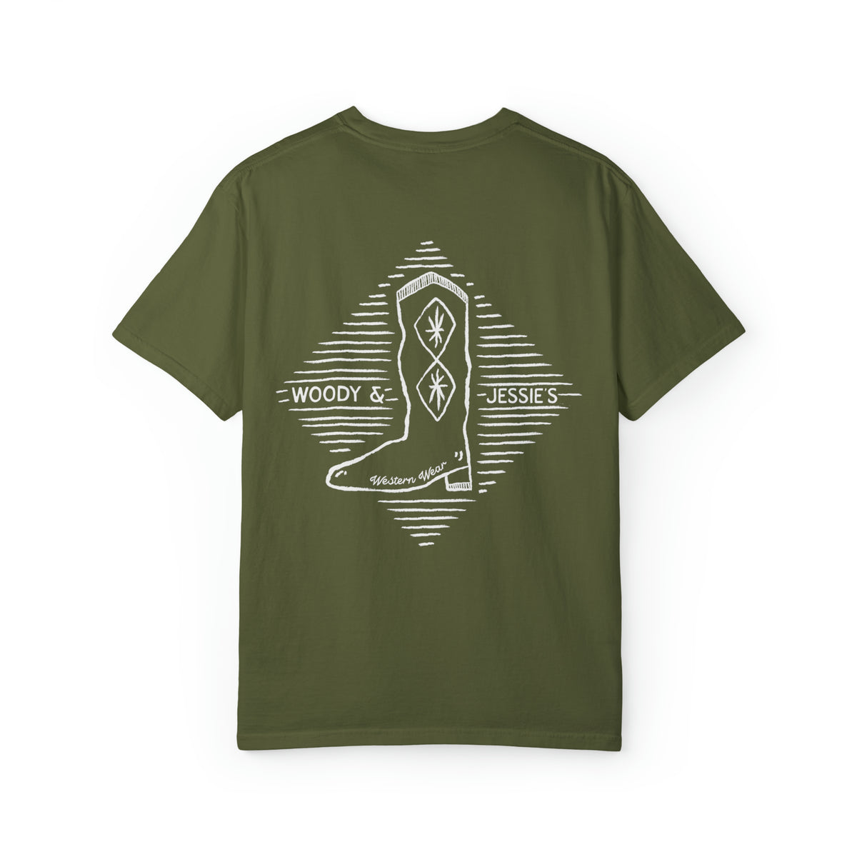Woody & Jessie's Western Wear Comfort Colors Unisex Garment-Dyed T-shirt