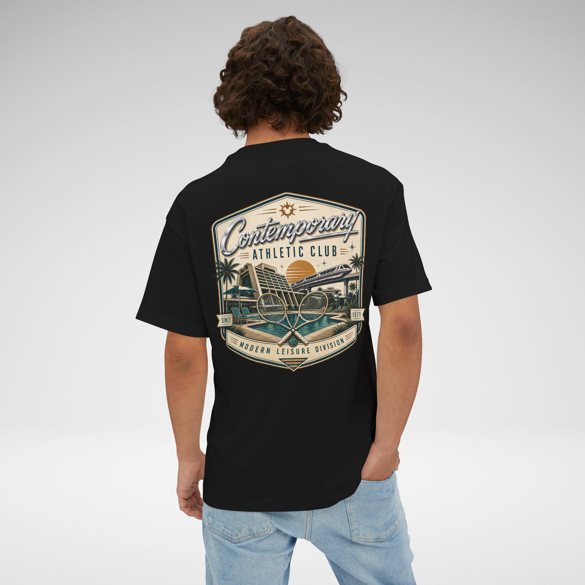 Contemporary Athletic Club Oversized Tee