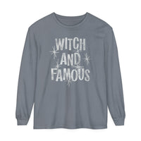 Witch and Famous Comfort Colors Unisex Garment-dyed Long Sleeve T-Shirt