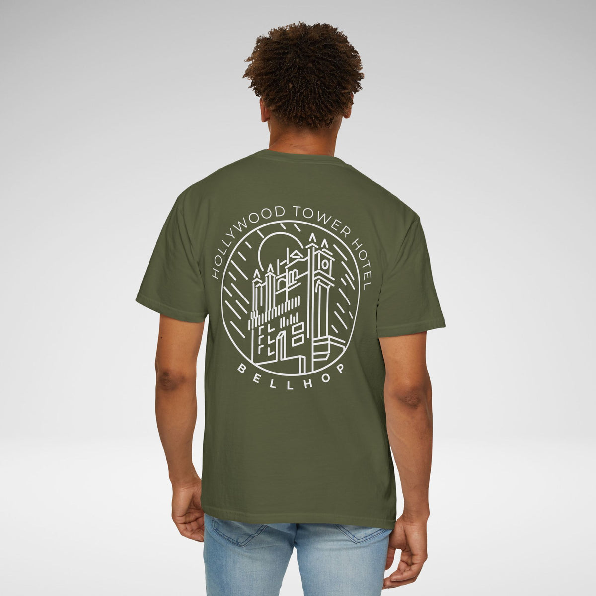 Hollywood Tower Hotel Bellhop Comfort Colors Unisex Garment-Dyed T-shirt