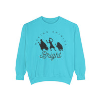 Making Spirits Bright Comfort Colors Unisex Garment-Dyed Sweatshirt