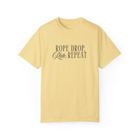 Rope Drop, Ride, Repeat Comfort Colors Unisex Garment-Dyed T-shirt
