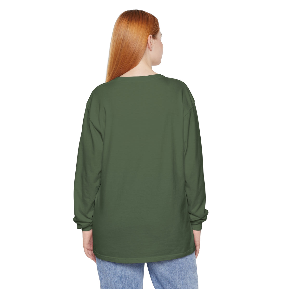 Spooky Scary Skeletons Comfort Colors Unisex Garment-dyed Long Sleeve T-Shirt
