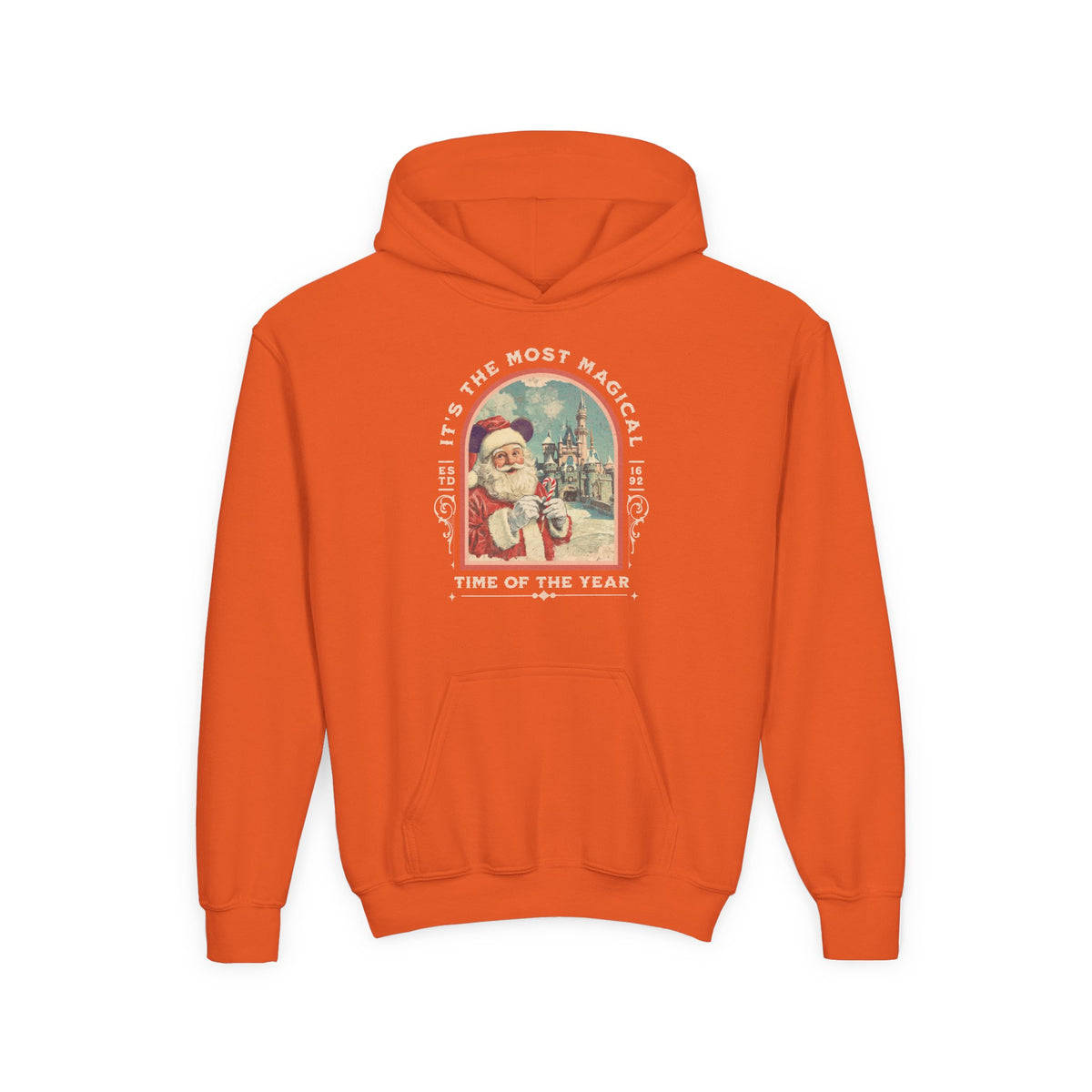 The Most Magical Time of the Year Gildan Youth Heavy Blend Hooded Sweatshirt