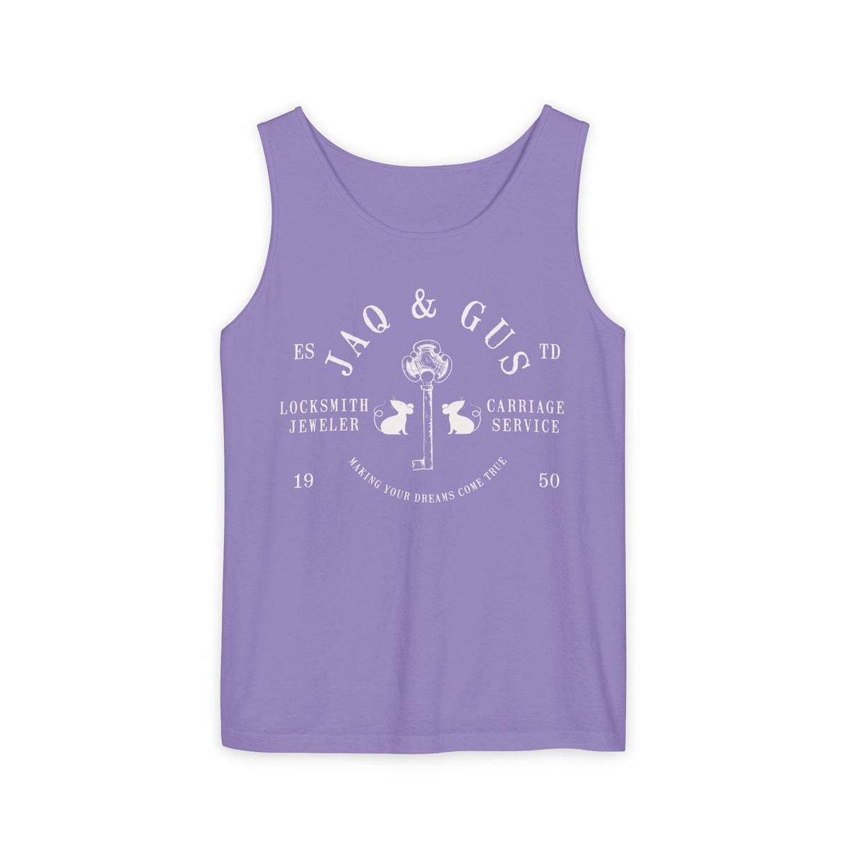 Jaq & Gus Locksmith Unisex Comfort Colors Garment-Dyed Tank Top