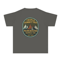 Triple Summit Trek Comfort Colors Youth Midweight Tee