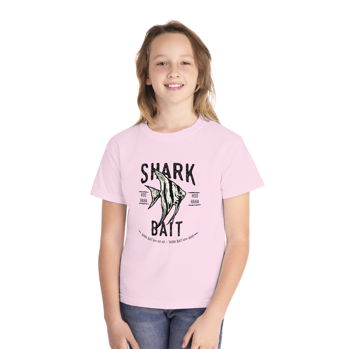 Shark Bait Hoo Haha Comfort Colors Youth Midweight Tee
