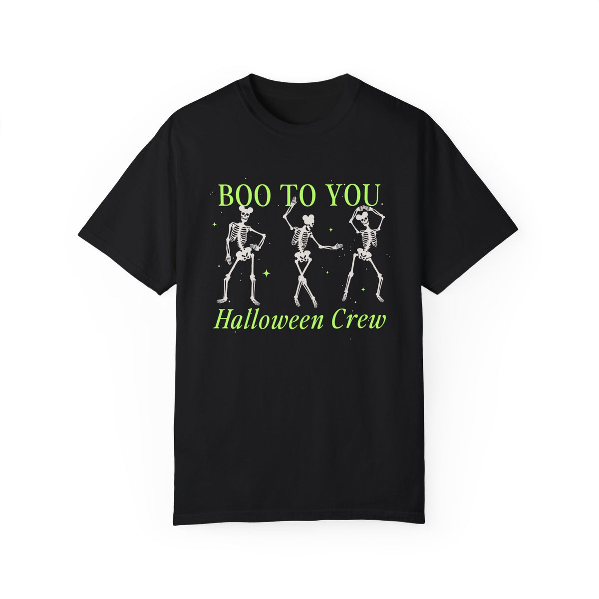 Boo To You Halloween Crew Comfort Colors Unisex Garment-Dyed T-shirt
