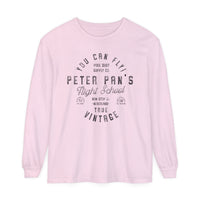 Pan's Flight School Comfort Colors Unisex Garment-dyed Long Sleeve T-Shirt