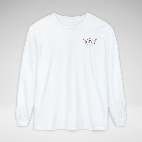 Hollywood Tower Hotel Maintenance & Repairs Comfort Colors Unisex Garment-dyed Long Sleeve T-Shirt