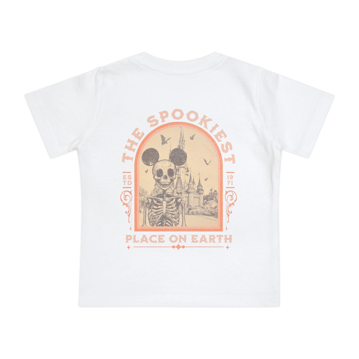 The Spookiest Place on Earth Bella Canvas Baby Short Sleeve T-Shirt