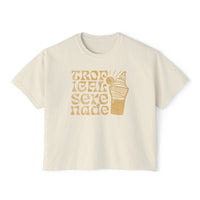 Tropical Serenade Comfort Colors Women's Boxy Tee