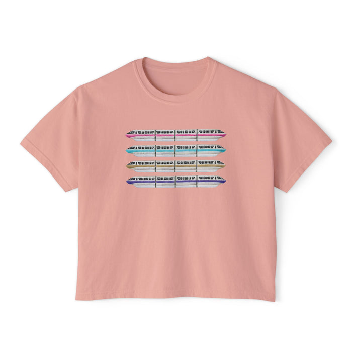 Monorails Comfort Colors Women's Boxy Tee